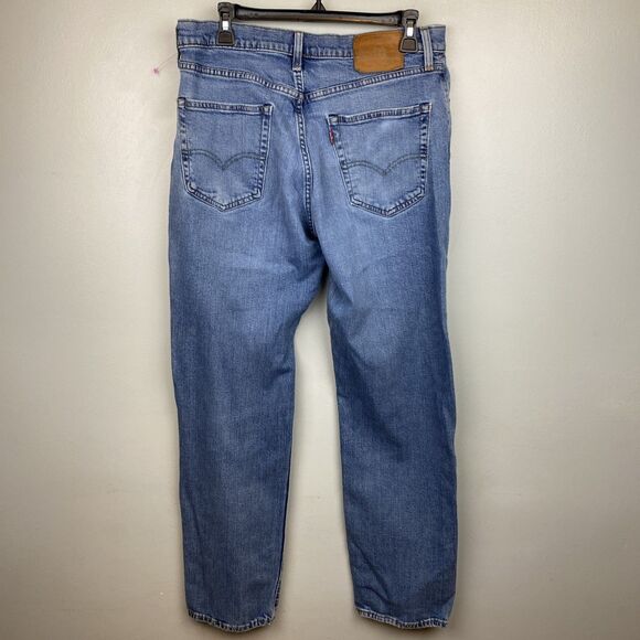 Levis Premium 541 Jeans‎ Mens 33x32 Blue light wash zip athletic taper - Picture 3 of 10